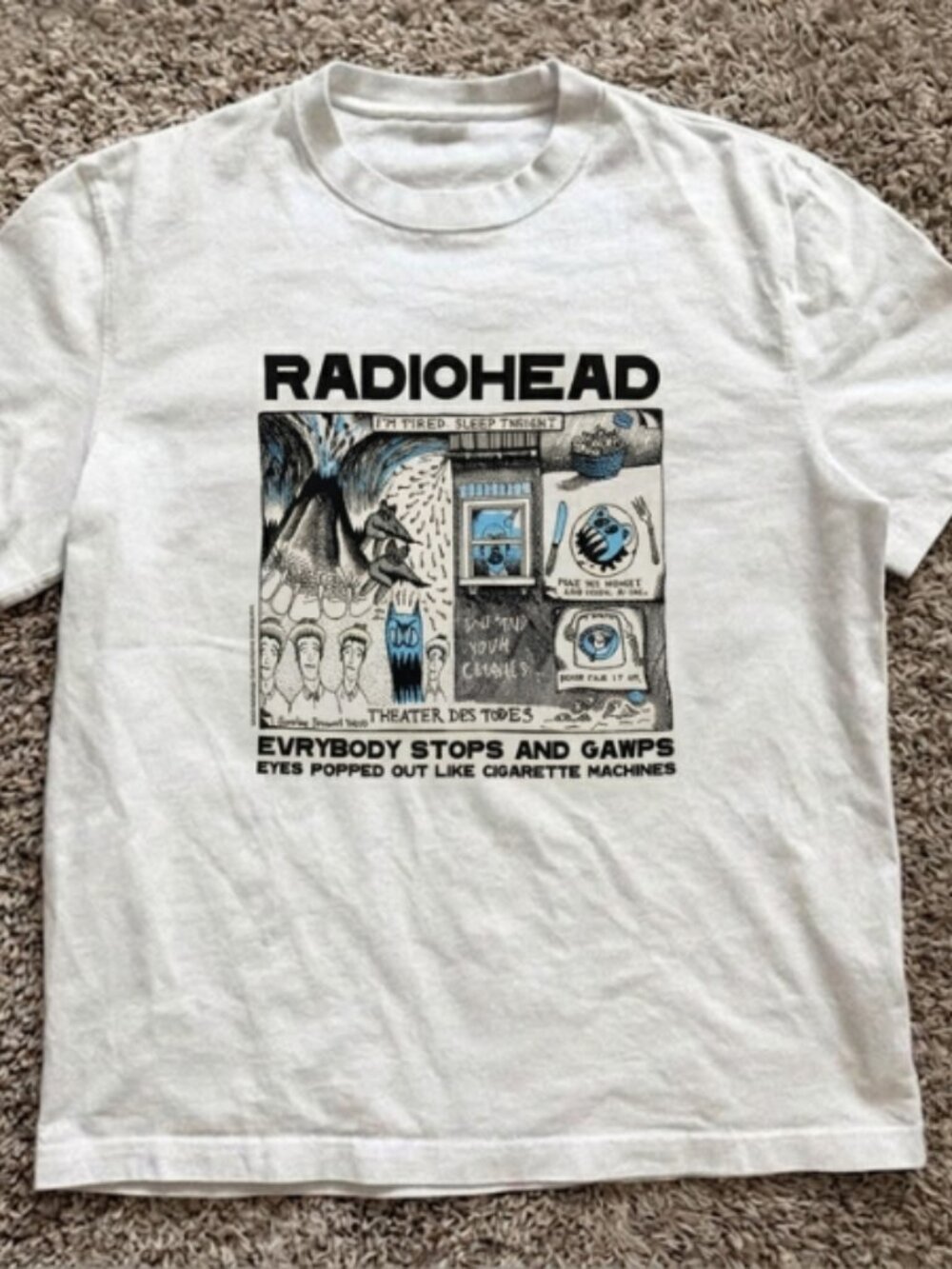 Radiohead "Theater Des Todes" Art Graphic T-Shirt